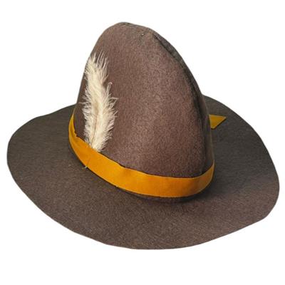 Oktoberfest Alman Bavyera Şapkası Kahve Renk