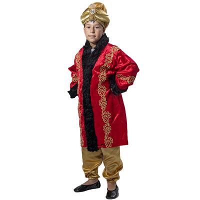 Padişah Kostümü Erkek Çocuk Kıyafeti Kırmızı