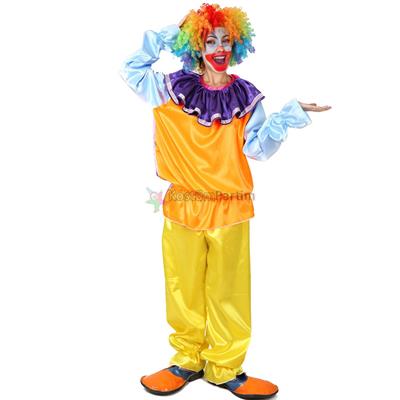 Palyaço Kostümü İkili Takım Yetişkin