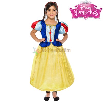 Pamuk Prenses Kostümü Lüx (Disney Lisanslı)Karakter Kostümleri