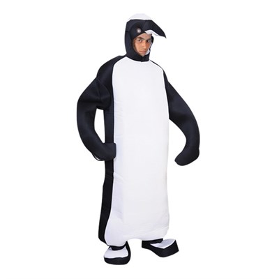 Penguen Kostümü Yetişkin Kıyafeti