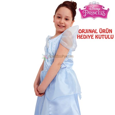 Prenses Sindirella Kostümü (Disney Lisanslı) 7-9Yaş
