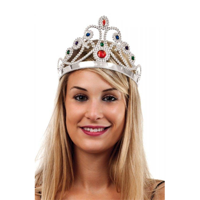 Prenses Tacı Gümüş Renk Kraliçe Taç