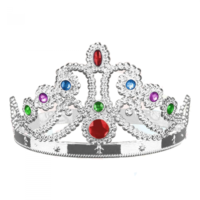 Prenses Tacı Gümüş Renk Kraliçe Taç