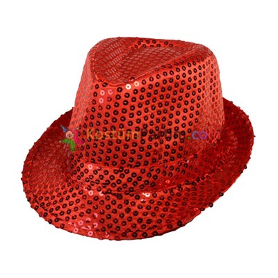 Pullu Michael Jackson Şapkası KırmızıŞapkalar