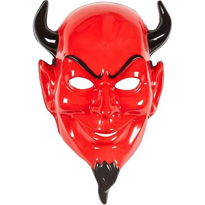 Şeytan Maskesi Tam Yüz Kırmızı