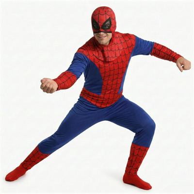 Spiderman Kostümü Yetişkin Kıyafeti