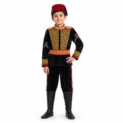 Sultan Abdülhamid Han Kostümü Çocuk Osmanlı Padişah Kıyafeti Tarihi Kostüm