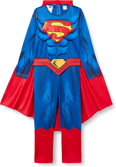 Superman Kostümü Orijinal Lisanslı Erkek Çocuk Kıyafeti