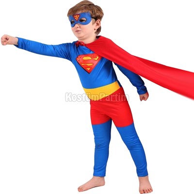 Superman Kostümü Special Erkek Çocuk Kıyafeti
