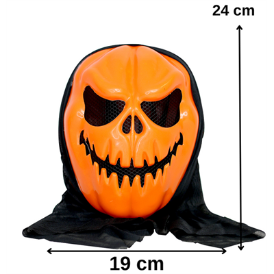 Turuncu Balkabağı Maske Halloween Kabak Maske
