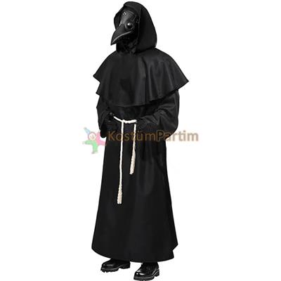 Veba Doktoru Kostümü Yetişkin Tam Takım