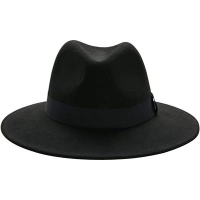 Vendetta Şapkası Sert Fötr Kovboy Şapka Siyah