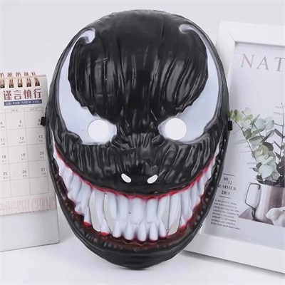 Venom Maskesi Tam Yüz Halloween Kostüm ve Karakter Maskesi