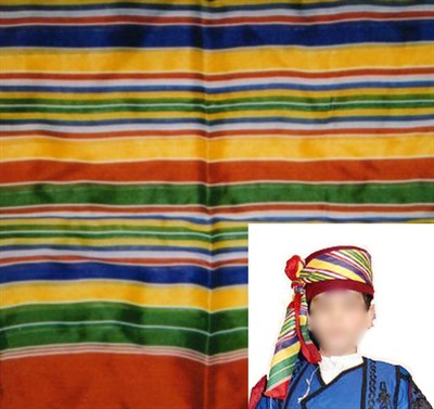 Yörük Poşusu Fes Dolama, Kefiye Başlık