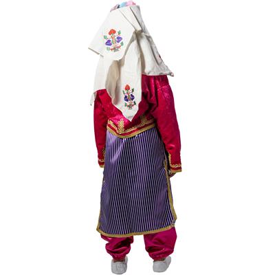 Zeybek Kız Çocuk Kostümü Ege Bölgesi Yöresel Kıyafeti