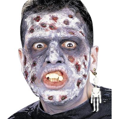 Zombi Yüz Boyama Halloween Canavar Dişi Boya ve Aksesuar Seti