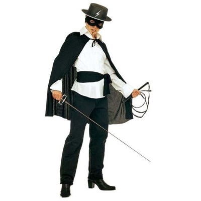 Zorro Aksesuar Seti Pelerin, Maske, ŞapkaAksesuar Setleri
