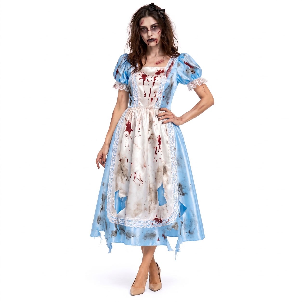 Alice Halloween Diyarında Yetişkin Kadın Kostümü Yetişkin Bayan Kostümleri KostümPartim® | Alice Halloween Diyarında Kostümü | Yetişkin Kadın Halloween Kostümü