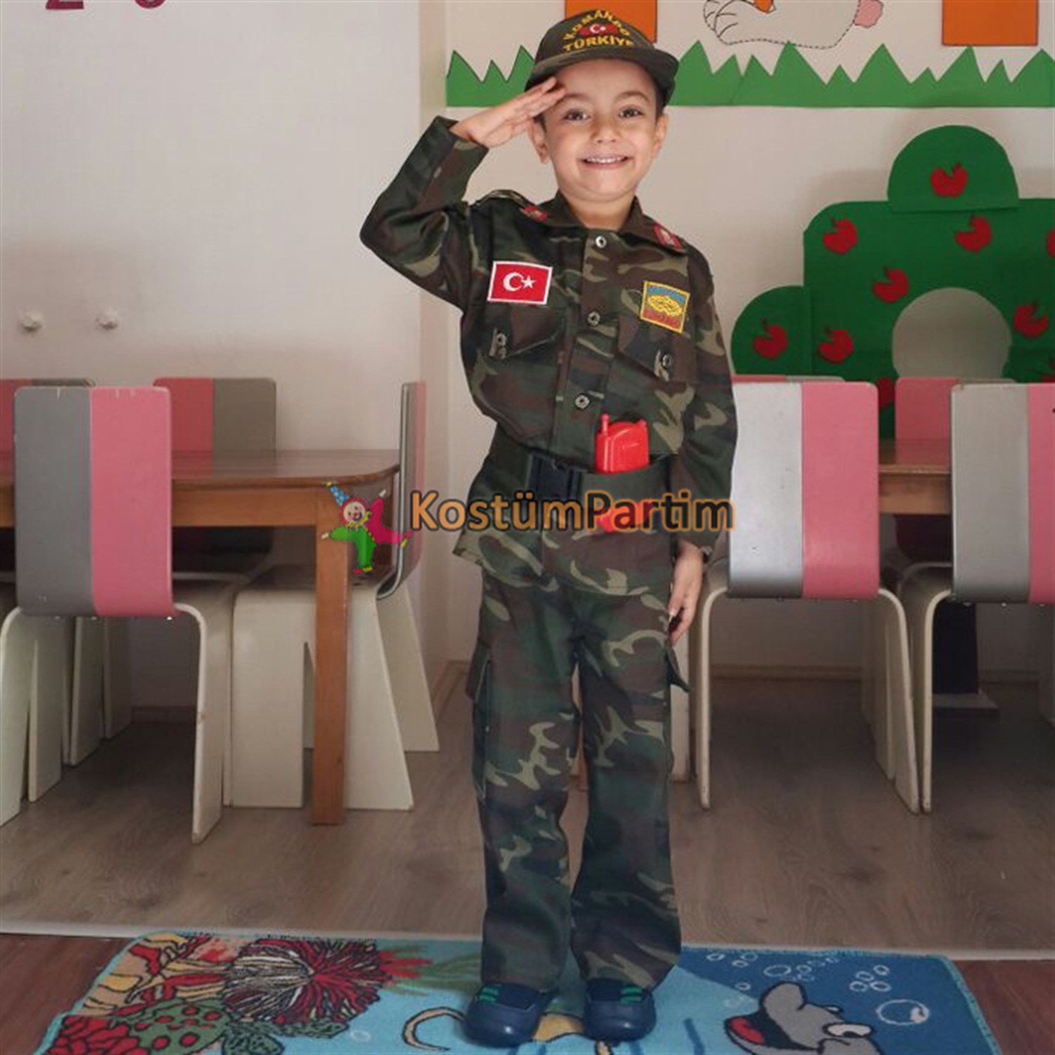 Asker Kostümü Çocuk Asker Kıyafeti - KostümPartim®
