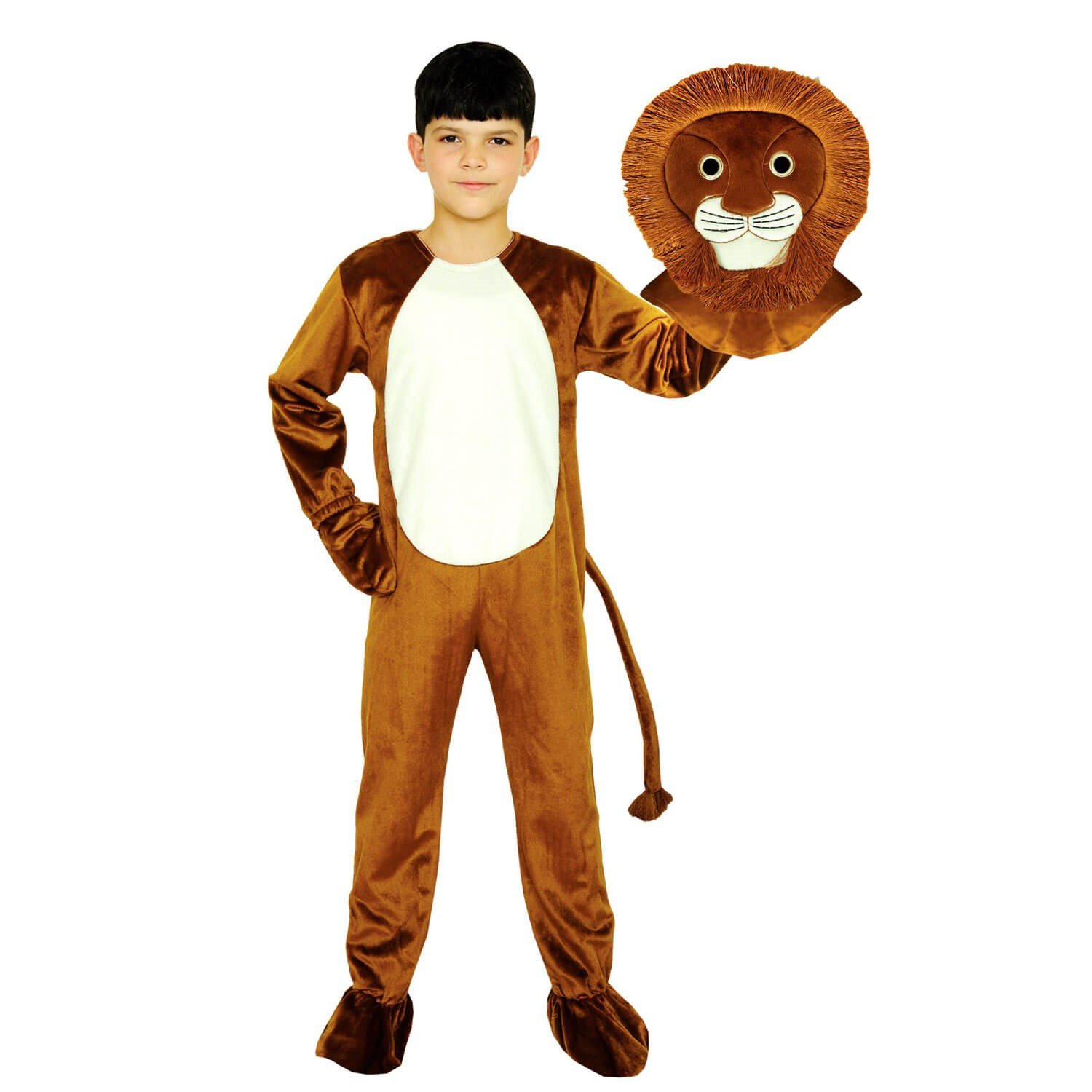 Aslan Kıyafeti Çocuk MaskotuHayvan KostümleriKostümPartim ★ Aslan Kıyafeti Çocuk Maskotu / Hayvan Kostümleri