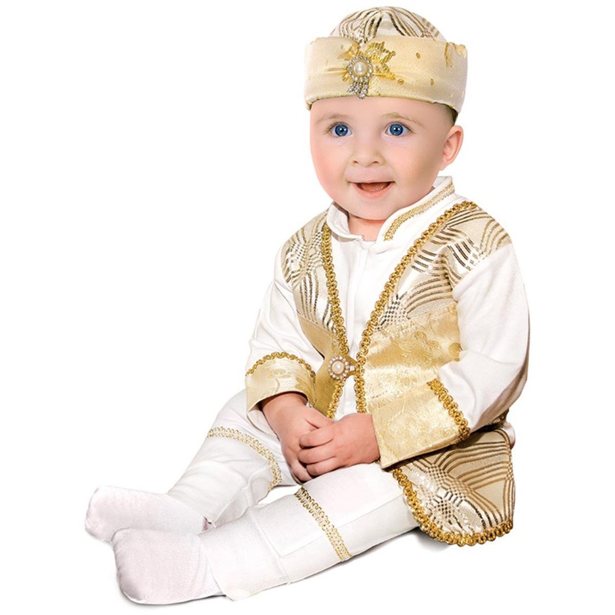 Bebek Mevlütlük Prens Kostümü Sünnetlik Takım Çocuk Kostümleri KostümPartim® Bebek Mevlütlük Prens Kostümü Sünnetlik Takım - Şık ve Rahat Çocuk Sünnet Kostümü, Prens Tasarımı, Özel Günler İçin Farklı Yaş Seçenekleri