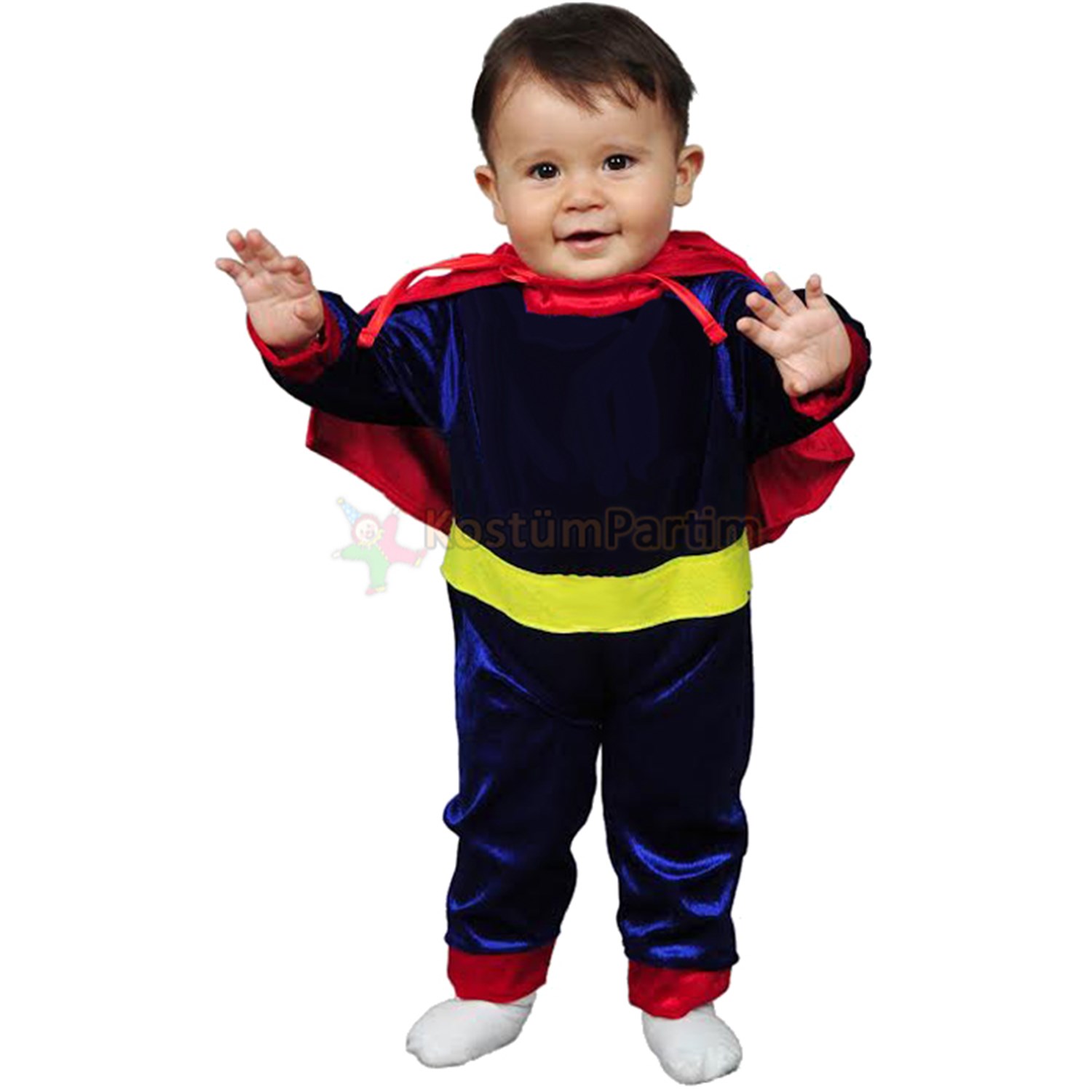 Bebek Superman Kostümü, Süpermen Bebek Kıyafeti - KostümPartim®