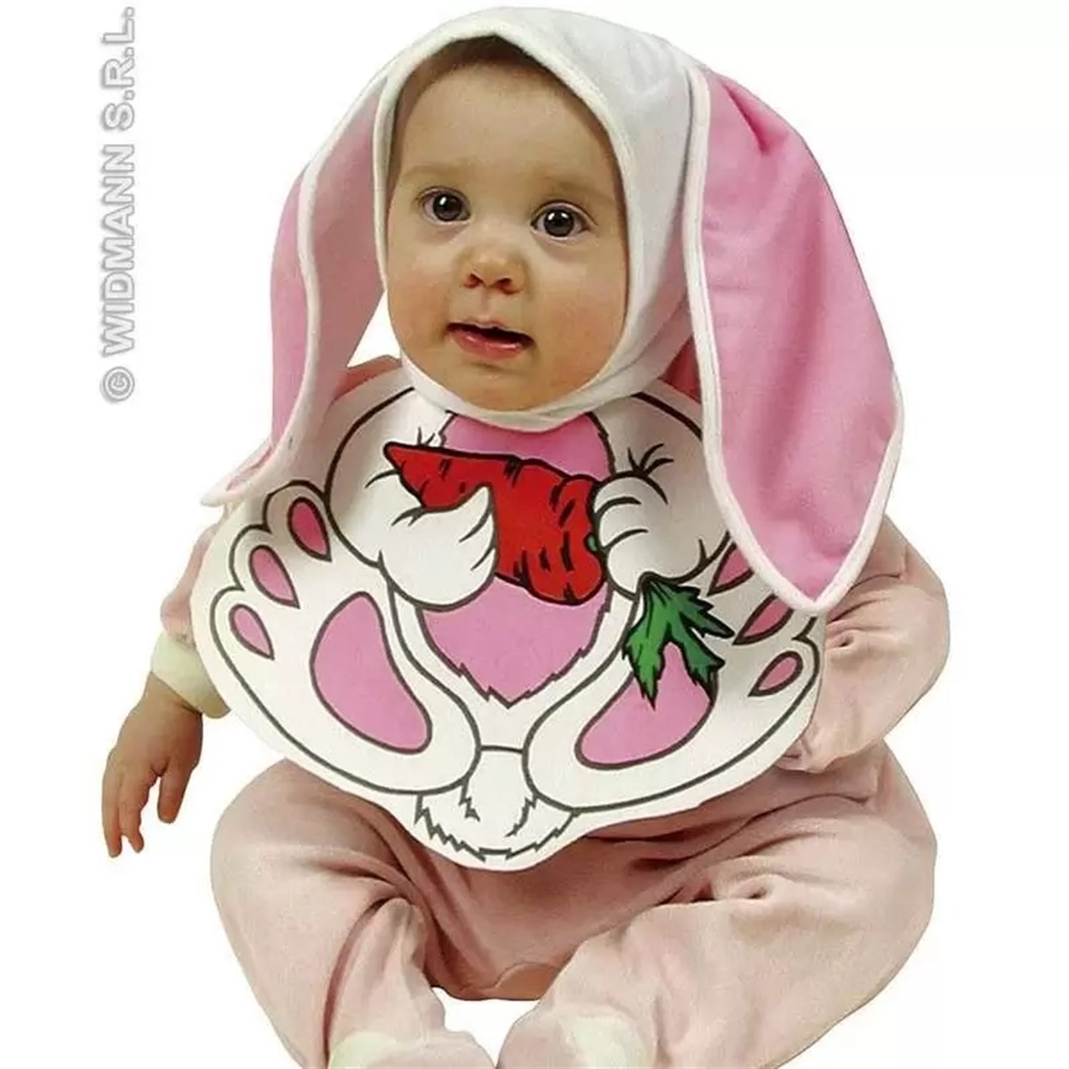 Bebek Tavşan Kostüm Şapkası ve Önlük Seti - KostümPartim®