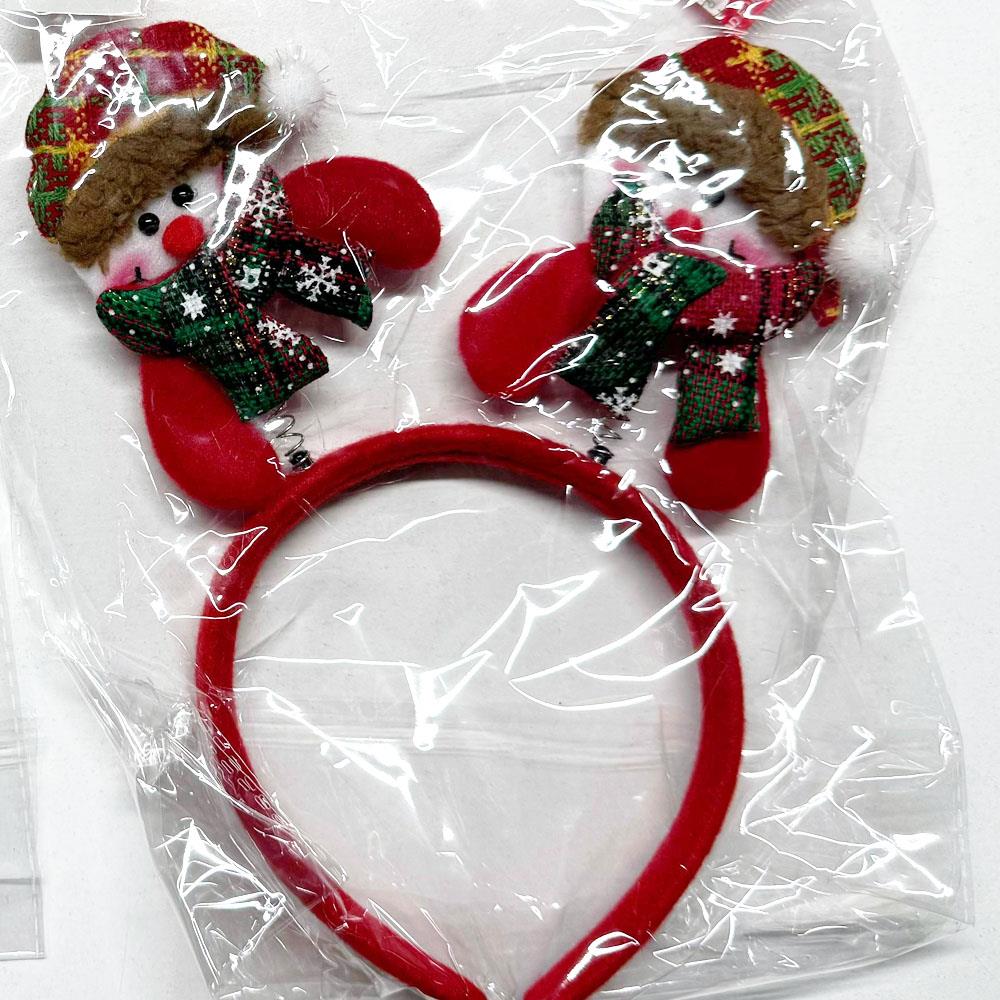 Çift Kardan Adam Ekose Atkılı Yaylı Yılbaşı Tacı Yılbaşı Parti Malzemeleri KostümPartim® Çift Kardan Adamlı Ekose Atkılı Yaylı Yılbaşı Tacı - Yılbaşı Kutlamalarınızda Eğlenceyi Yakalayın