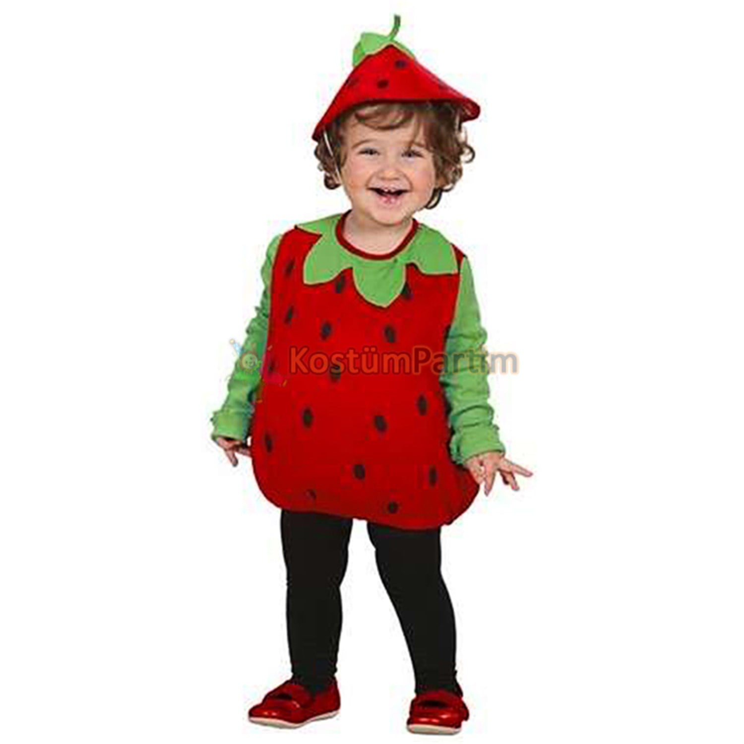 Çilek Kostümü Kız Çocuk KıyafetiBebek Kostümleri