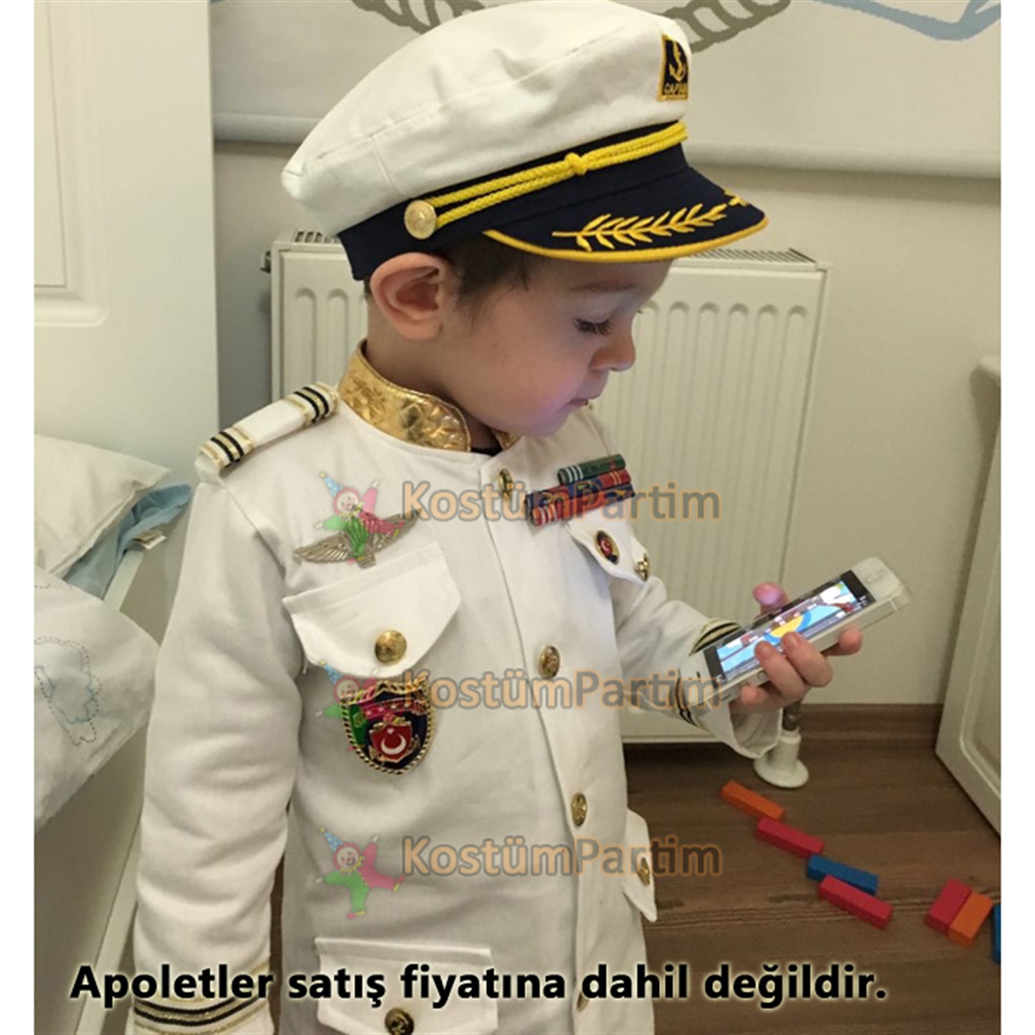 Denizci Subay Kostümü Çocuk - KostümPartim®
