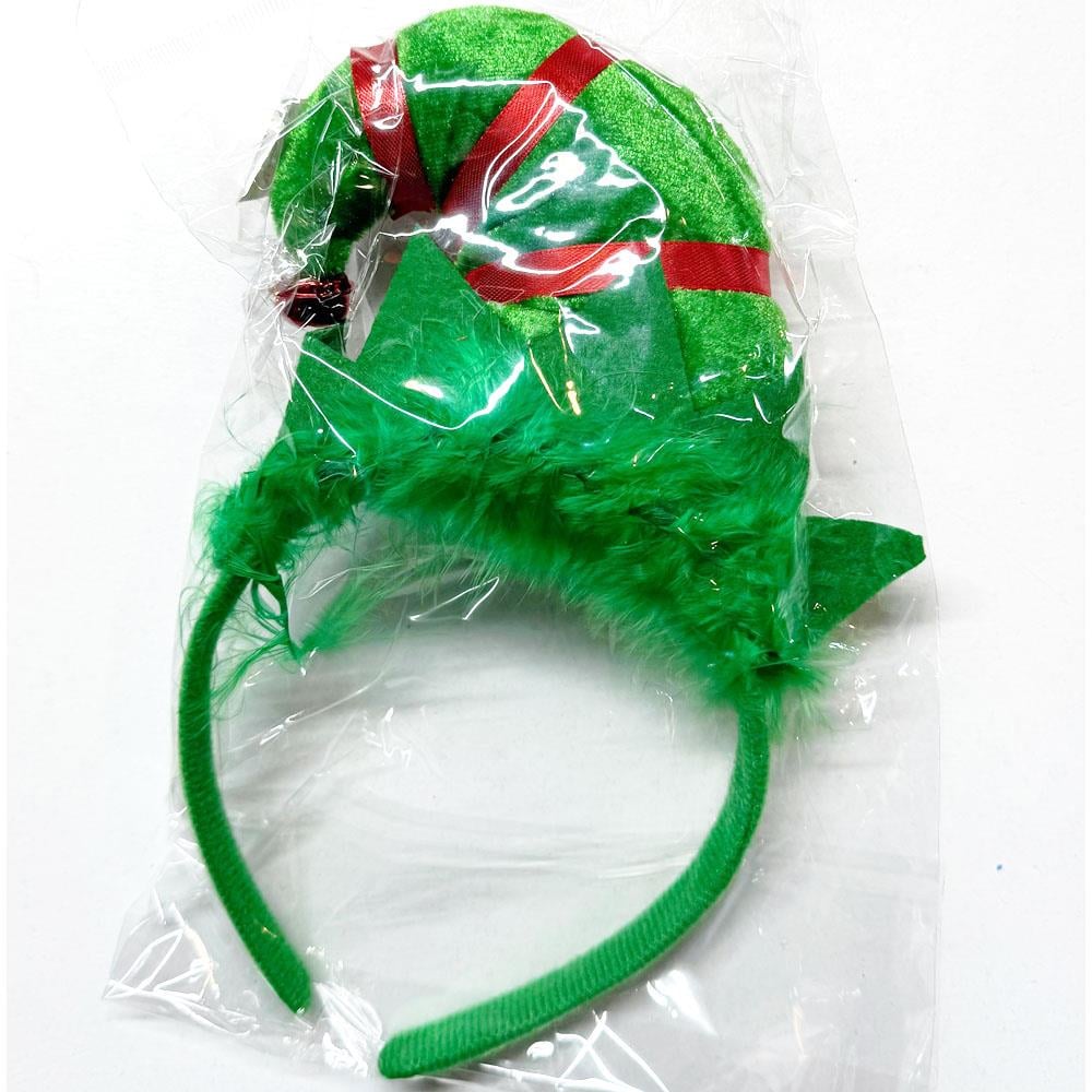 Dolgulu Yeşil Mini Elf Şapkalı Taç Yılbaşı Parti Malzemeleri KostümPartim® Dolgulu Yeşil Mini Elf Şapkalı Taç - Yılbaşı Partilerinize Neşeli Dokunuş