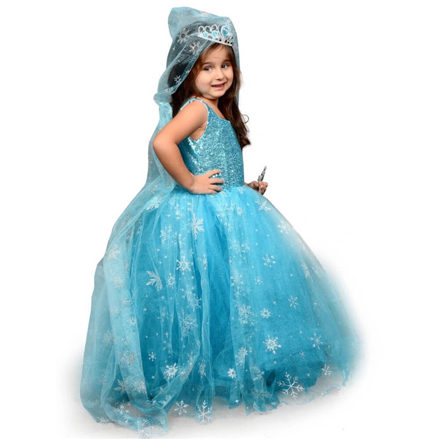 Elsa Kostümü Karlar Ülkesi Prenses Kıyafeti - KostümPartim®