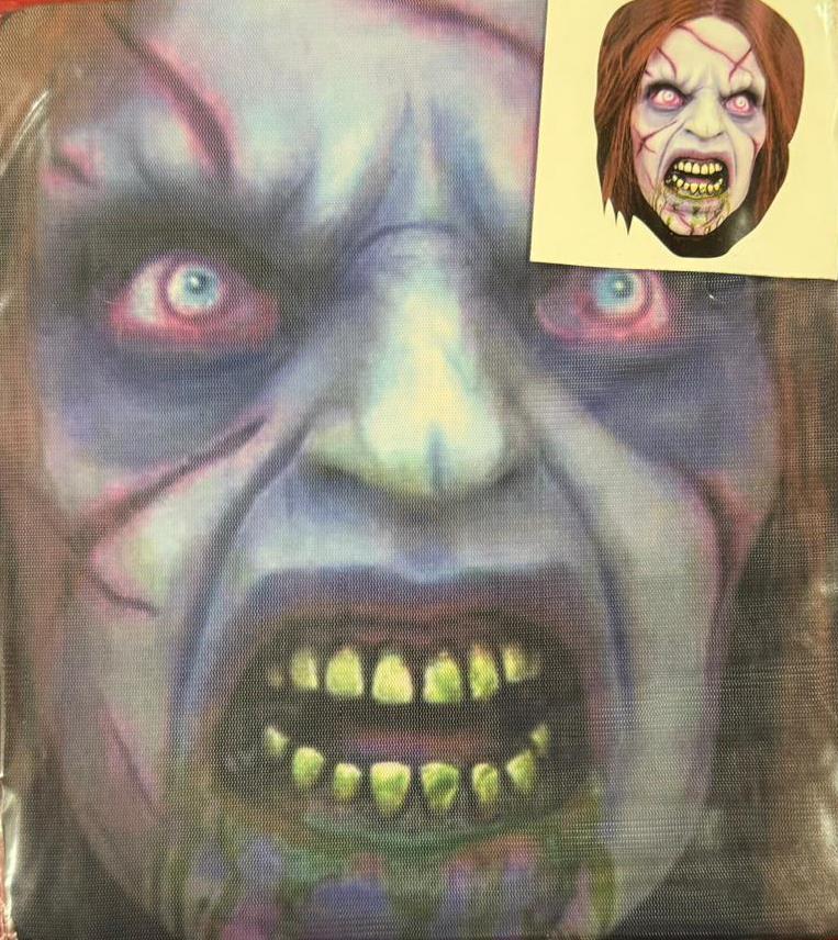 Exorcist 3D Kumaş Maske Maskeler Exorcist 3D Kumaş Maske - KostümPartim®