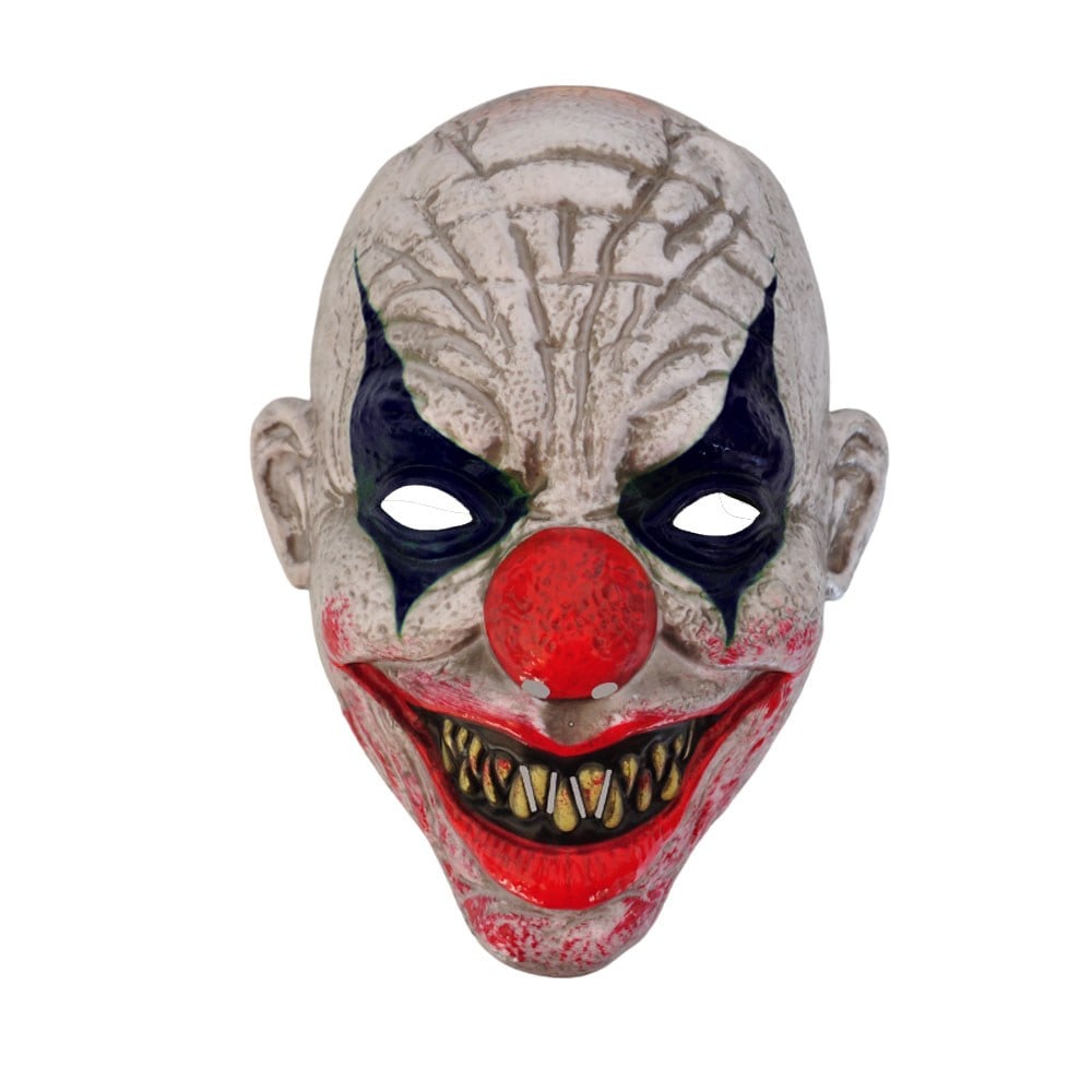 Halloween Jester Maskesi 32 cm Korkunç Soytarı Maskesi Maskeler KostümPartim® | Halloween Jester Maskesi 32 cm | Sünger Destekli Korkunç Soytarı Maskesi