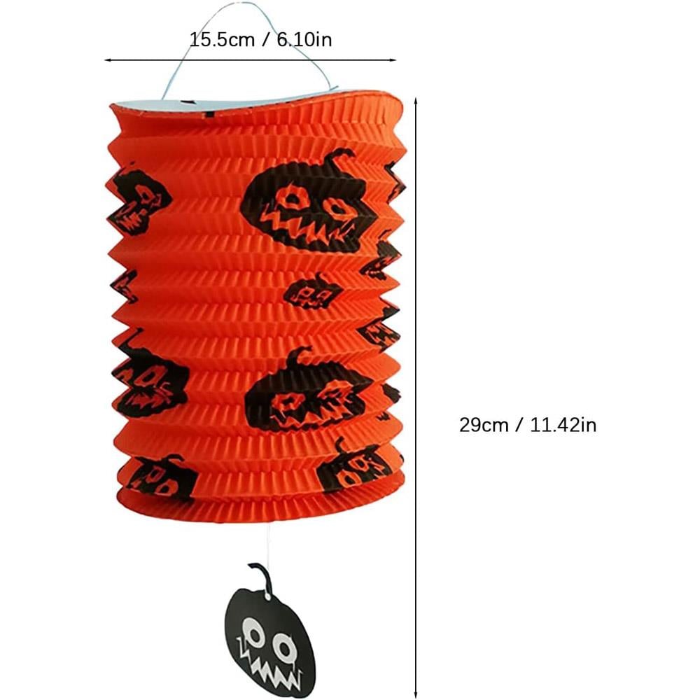Halloween Kağıt Fener Asma Süs Balkabağı Halloween Dekorasyon Halloween Kağıt Fener Asma Süs Balkabağı - KostümPartim®