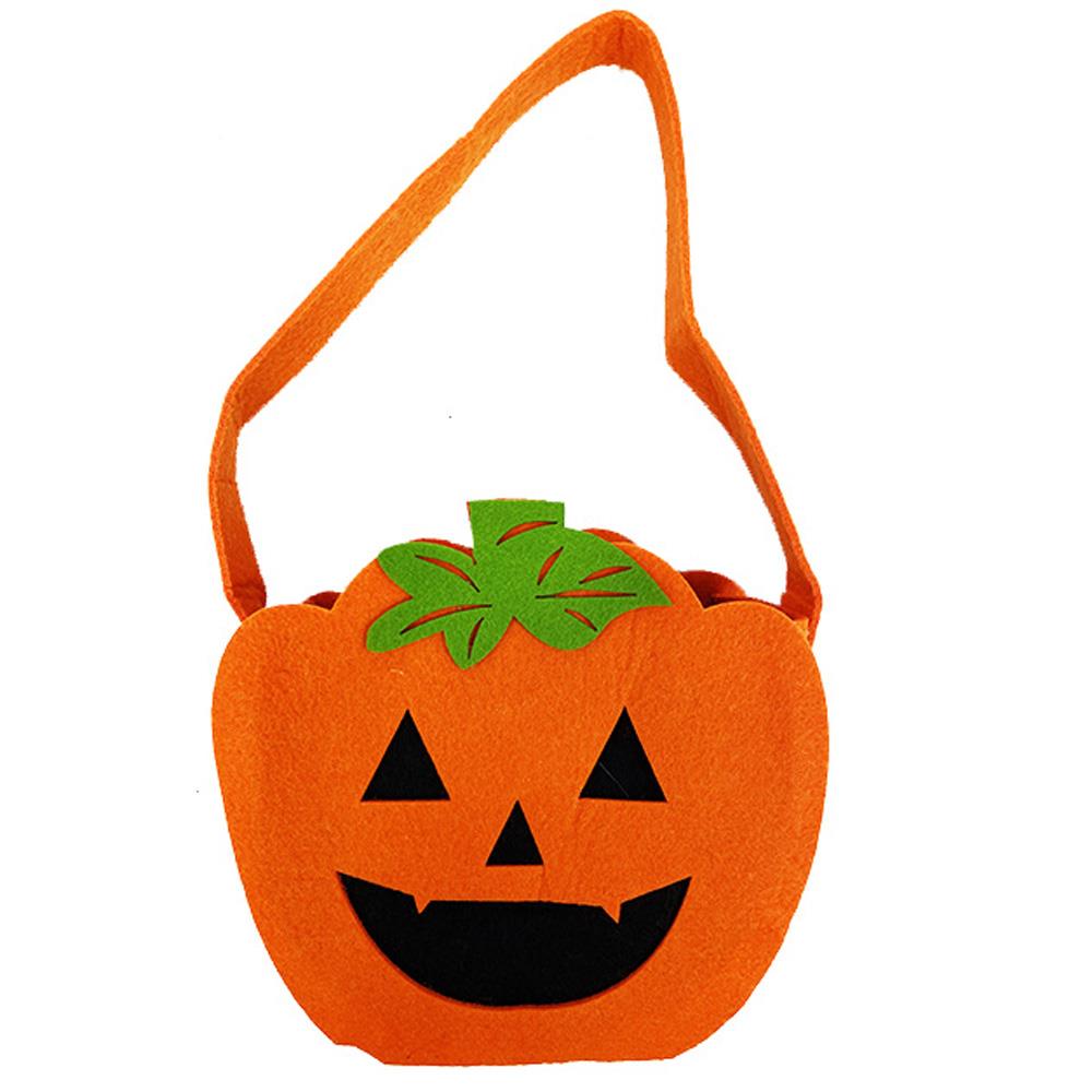 Halloween Turuncu Kabak Şeker Çantası Balkabağı Hallooween Aksesuarları Halloween Turuncu Kabak Şeker Çantası Balkabağı - KostümPartim®