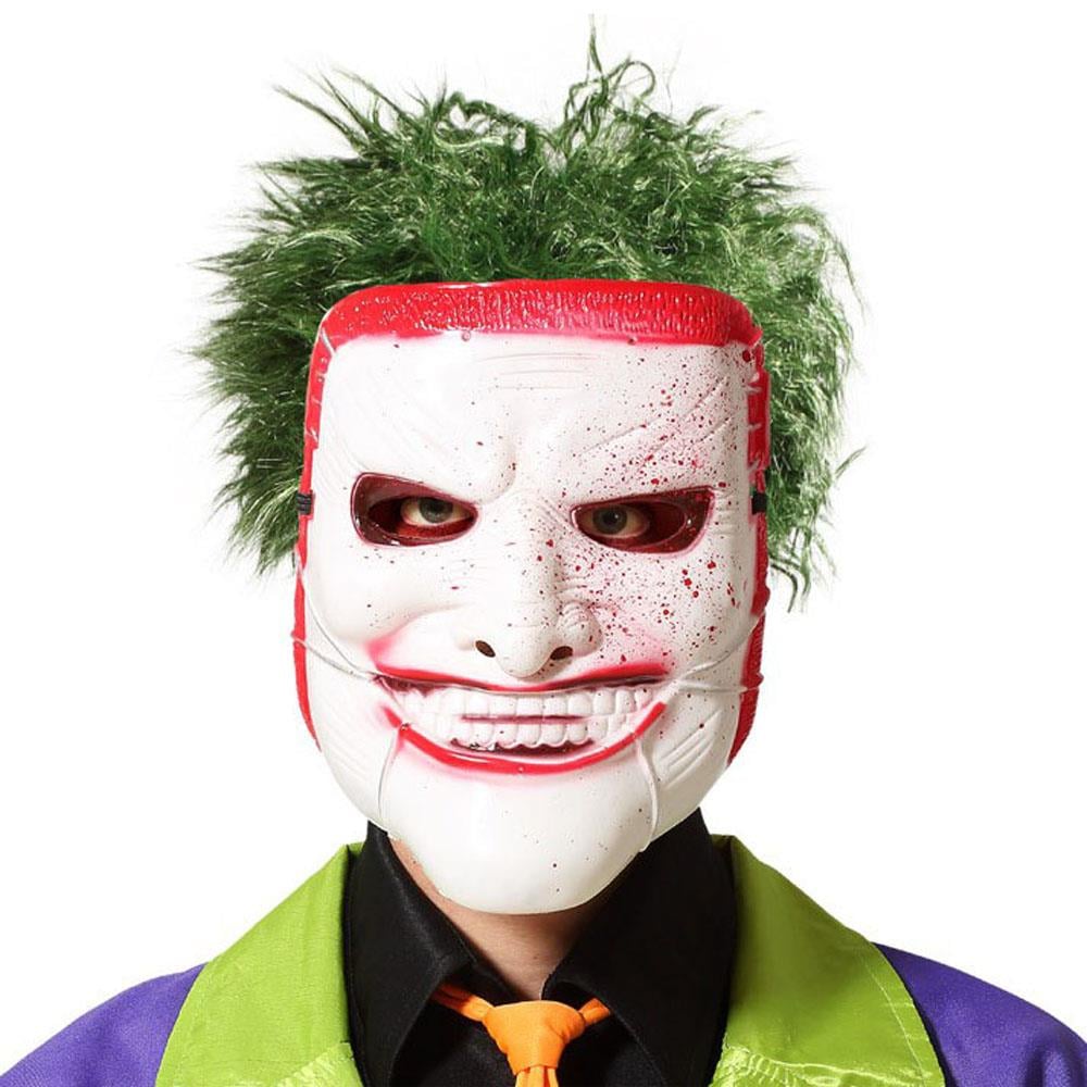 Joker Ağız Germe Kanlı Ölüm Maskesi Maskeler Joker Ağız Germe Kanlı Ölüm Maskesi - KostümPartim®