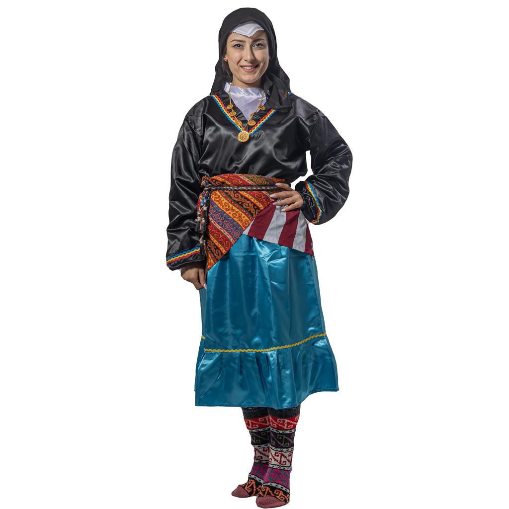Karadeniz Kıyafeti Yetişkin Kadın Yöresel Kostümü - KostümPartim®