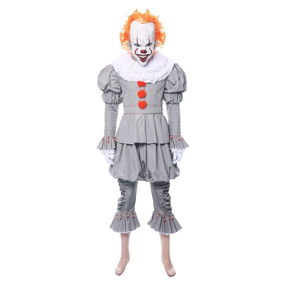 Katil Palyaço Pennywise Kostümü Pro IT Kıyafeti Erkek Kostümleri Katil Palyaço Pennywise Kostümü Pro - KostümPartim®