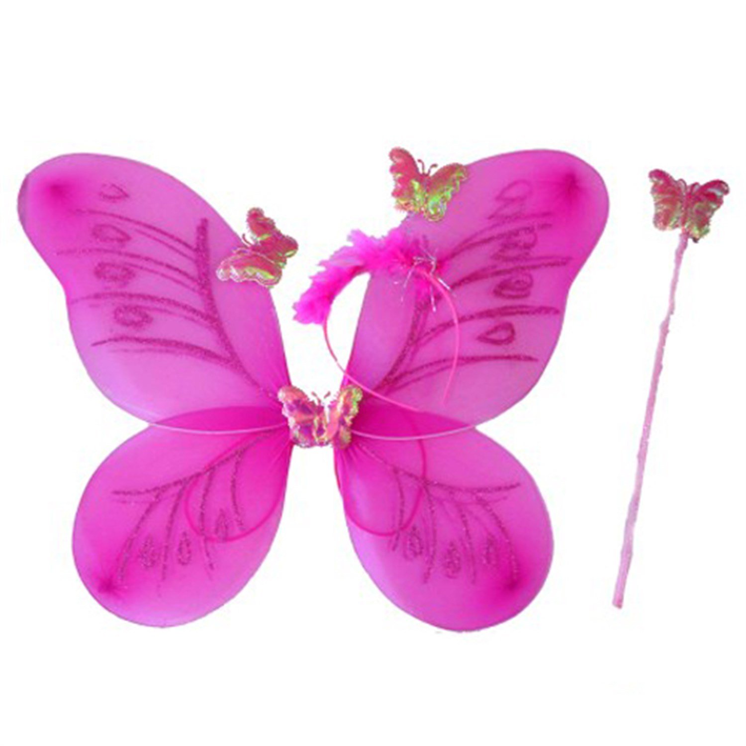Kelebek Kanadı Seti FuşyaKanatlar