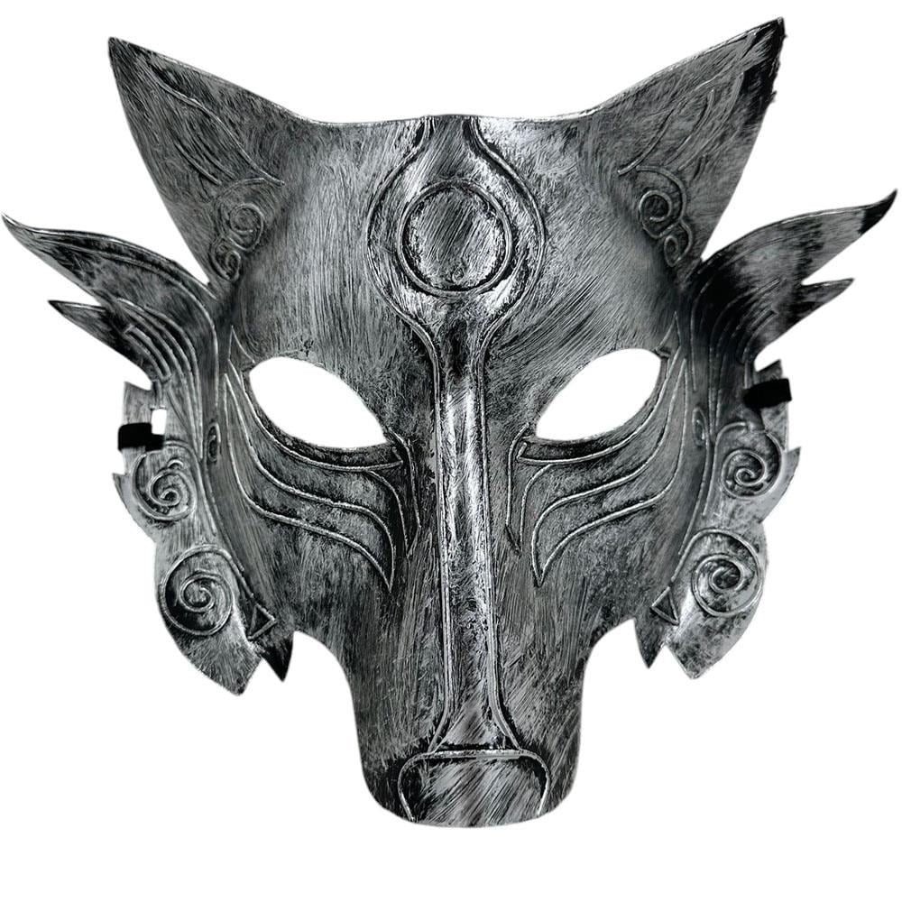 Kurt Kafası Konsey Maskesi Gümüş Maskeler KostümPartim® Kurt Kafası Konsey Maskesi Gümüş - Etkileyici ve Şık Aksesuar!
