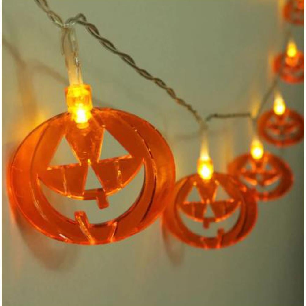 Led Işıklı 10 lu Kabak Şekilli Parti Süsleme 2 Metre Halloween Dekorasyon Led Işıklı 10 lu Kabak Şekilli Parti Süsleme 2 Metre - KostümPartim®