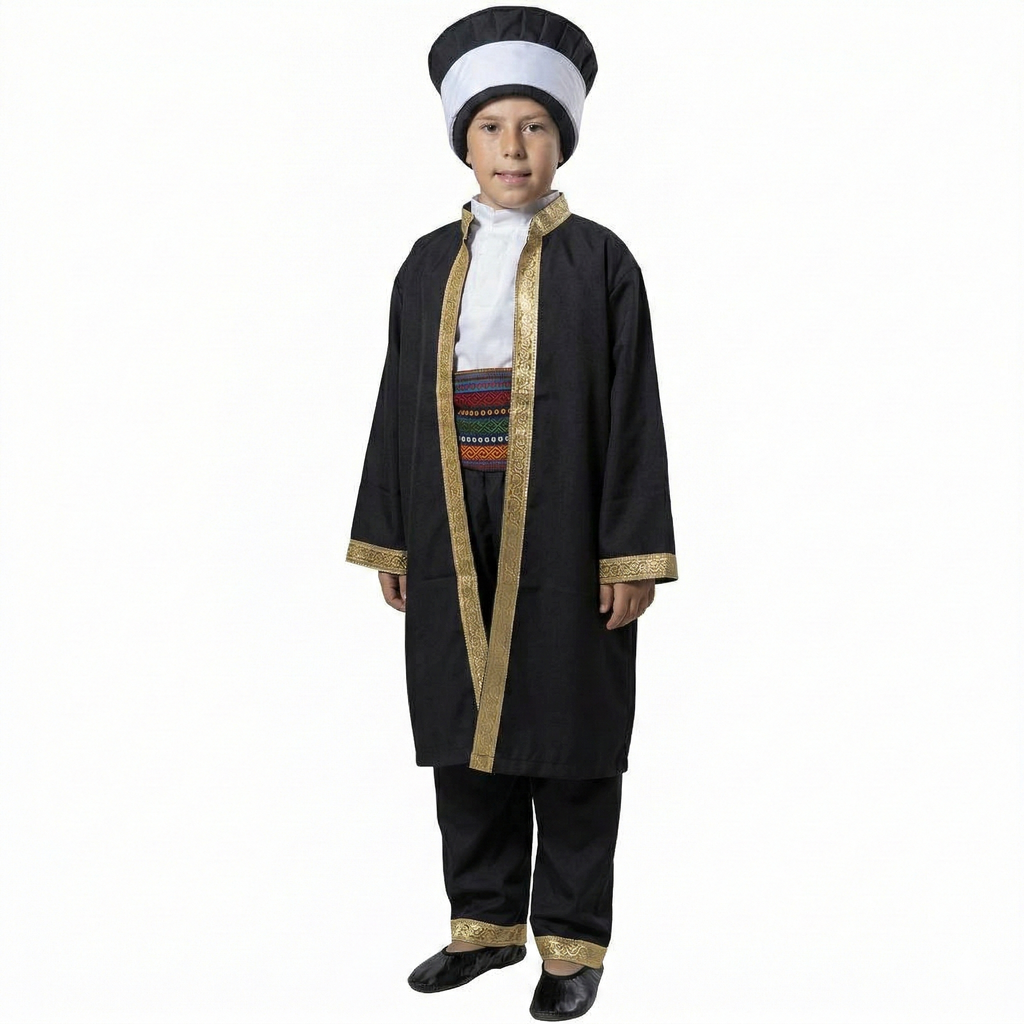 Mehter Kostümü Siyah Erkek Çocuk Yöresel Kostümler ve Folklör Mehter Kostümü Siyah Erkek Çocuk - KostümPartim®