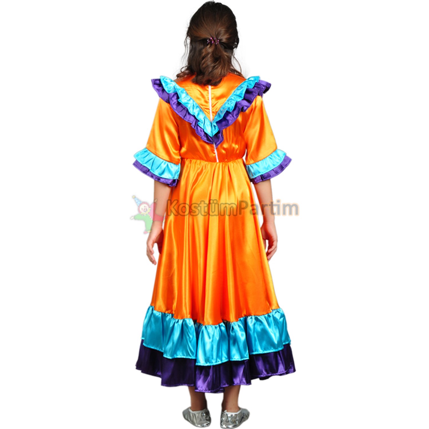 Meksika Kostümü Kız Çocuk - KostümPartim®
