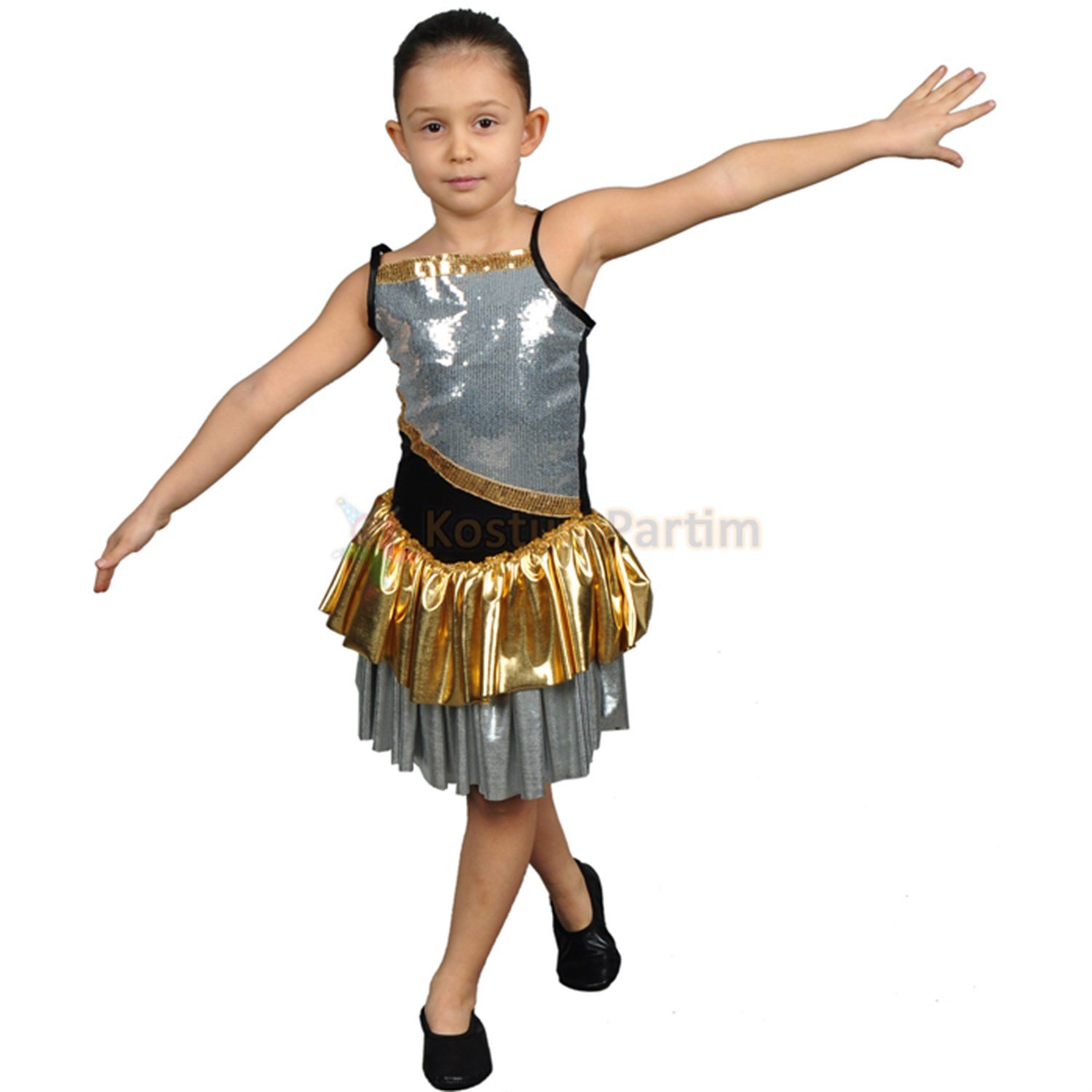 Lüx Modern Dans Kostümü Kız Çocuk - KostümPartim®