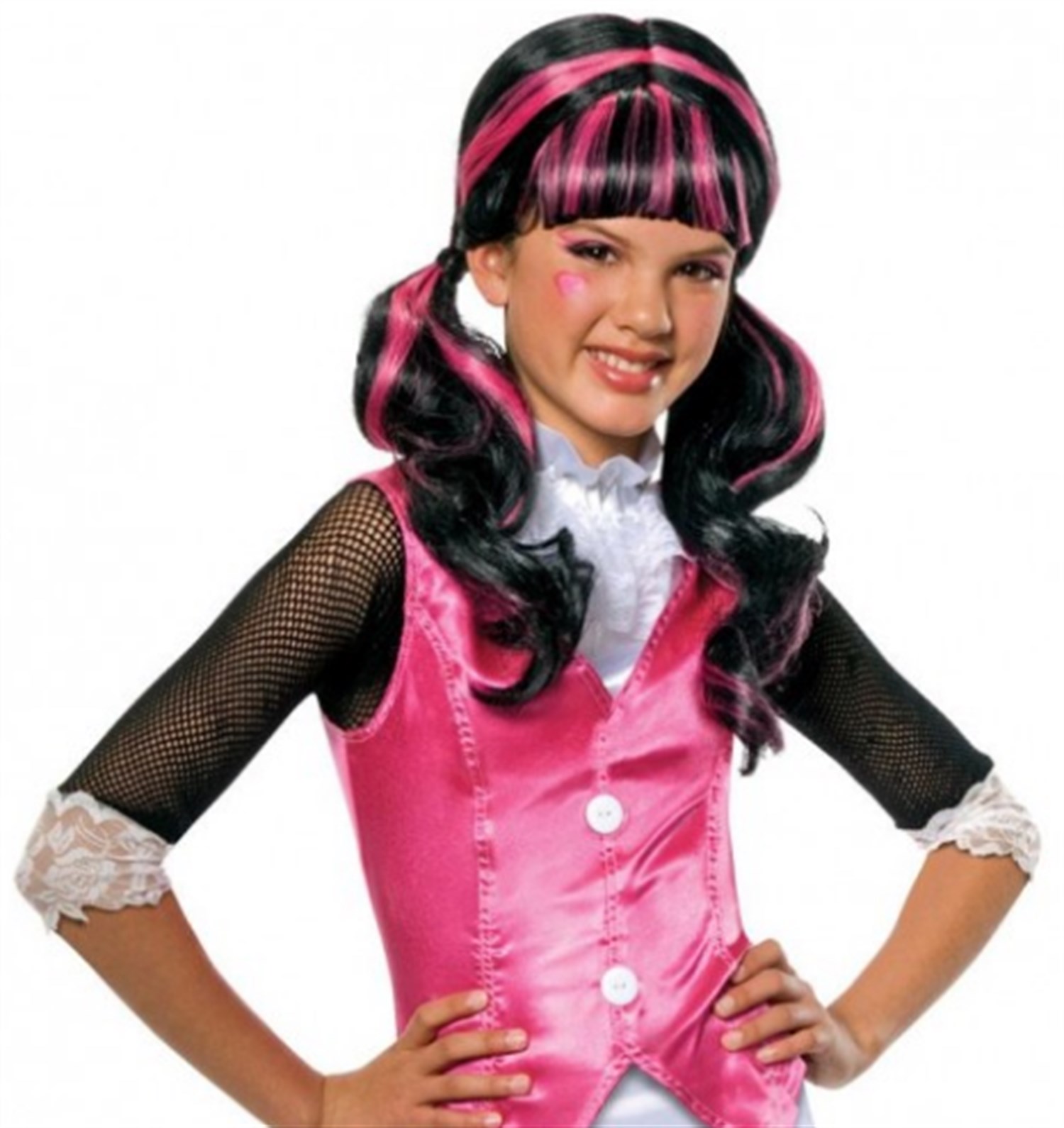Monster High Peruk Cadı PeruğuPeruklarKostümPartim ★ Monster High Draculara Cadı Peruğu / Peruklar