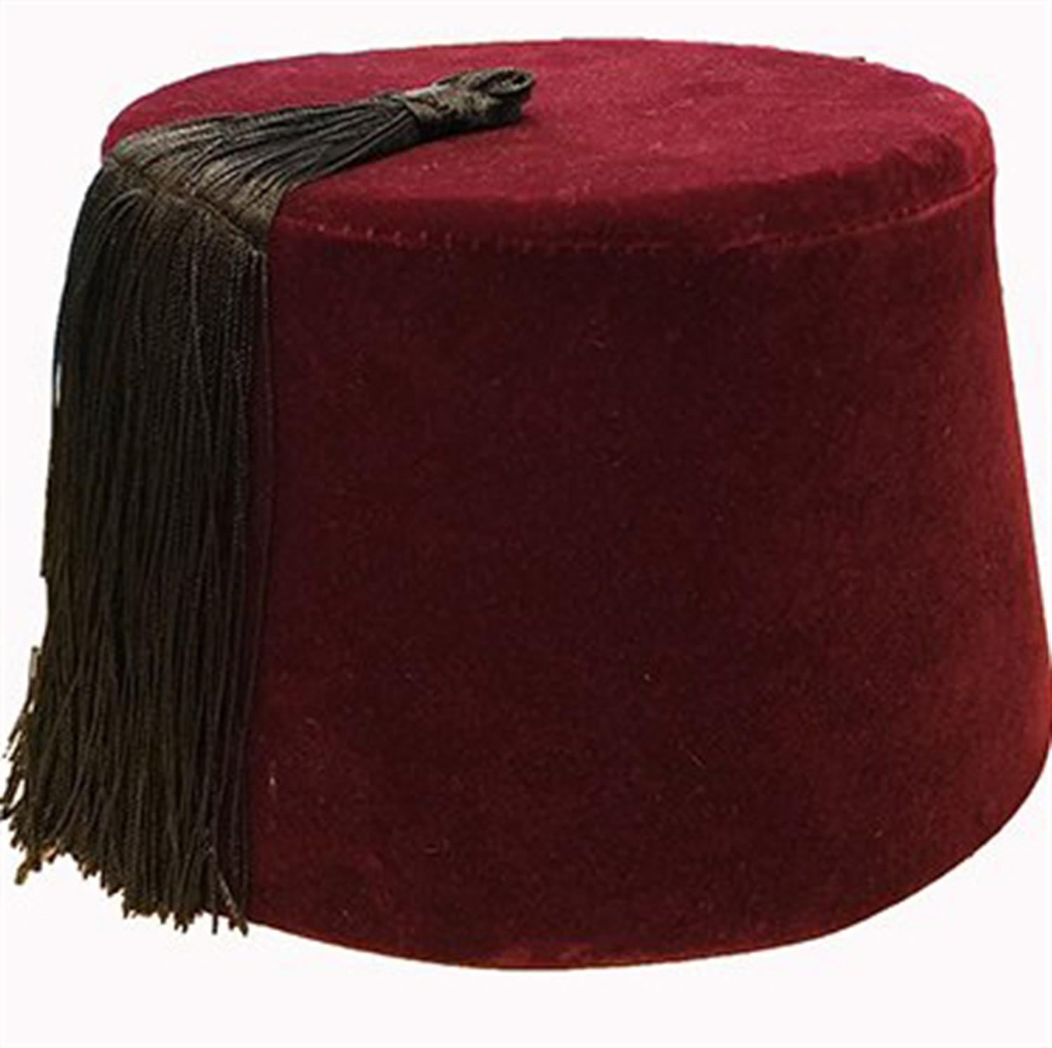 Osmanlı Fes Lüks Kadife, Abdülhamid Orjinal Fes Şapkalar Osmanlı Abdülhamid Fes Lüks Kadife  - KostümPartim®