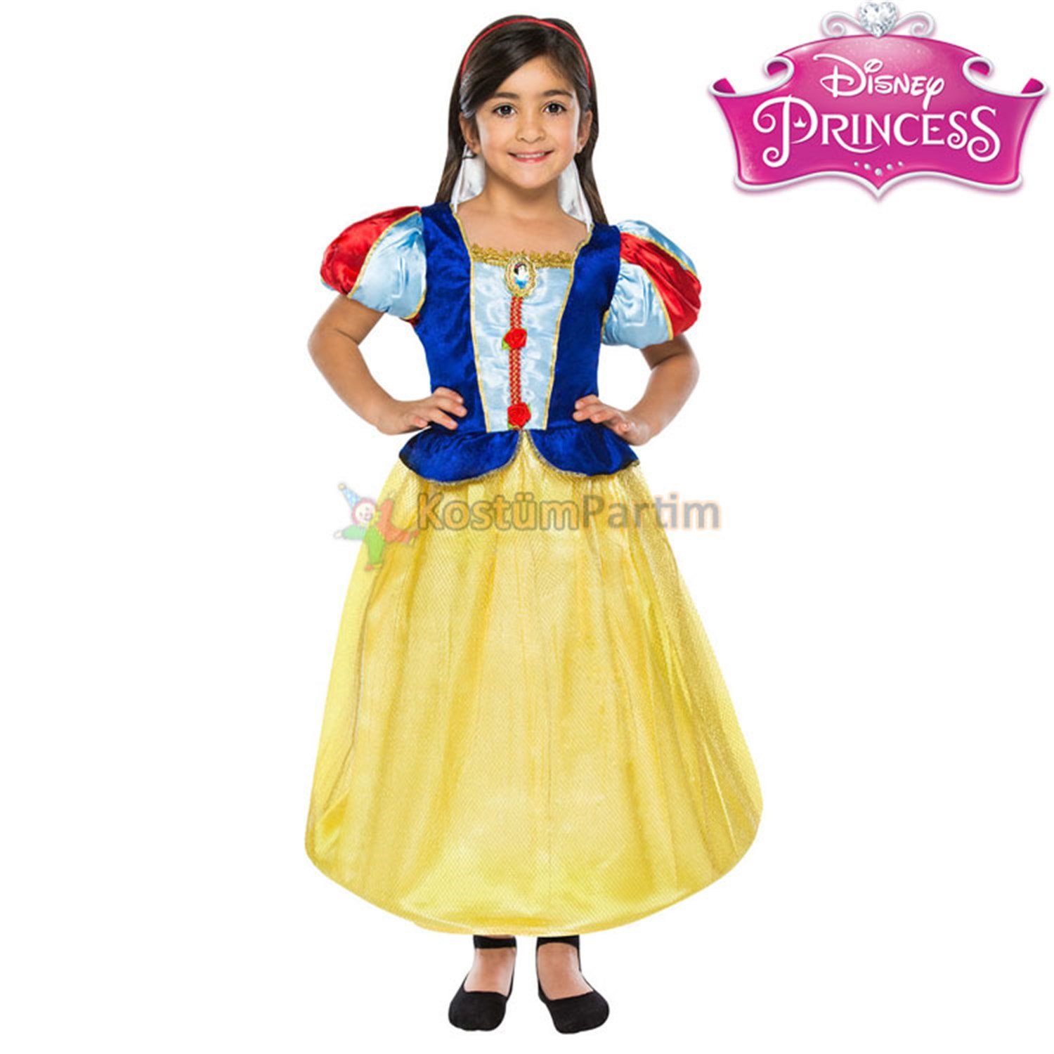 Pamuk Prenses Kostümü Lüx (Disney Lisanslı) - KostümPartim®
