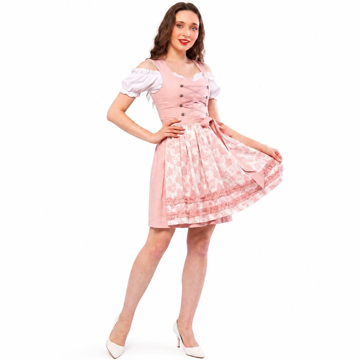 Pamuk Saten Dirndl Elbise 3 Parçalı Kadın Bavyera Oktoberfest Kıyafeti 452 Kadın Elbiseleri KostümPartim® | Pamuk Saten Dirndl Elbise 452 | 3 Parçalı Kadın Bavyera Oktoberfest Kostümü | Alman Trachten Kıyafeti